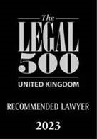 Legal 500 Recommended Lawyer 2023